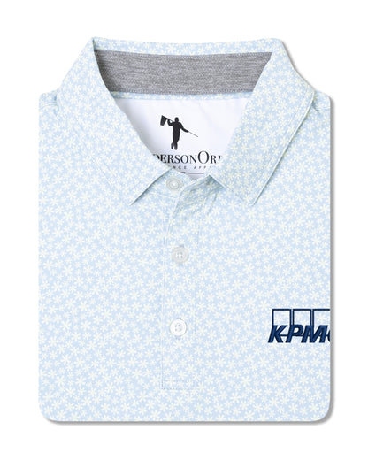 The K Polo KPMG - Niagara Mist/Glass Green/White