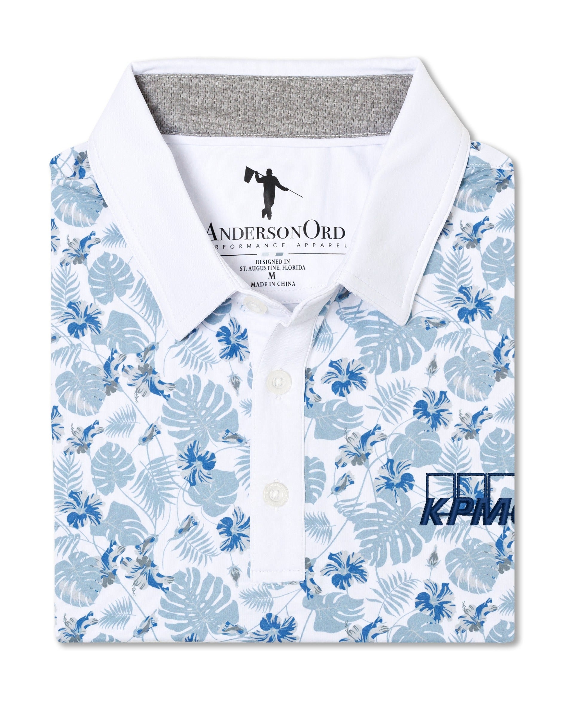 Jeni Polo KPMG - White/Blue Fog/Federal Blue
