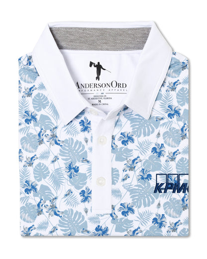 Jeni Polo KPMG - White/Blue Fog/Federal Blue