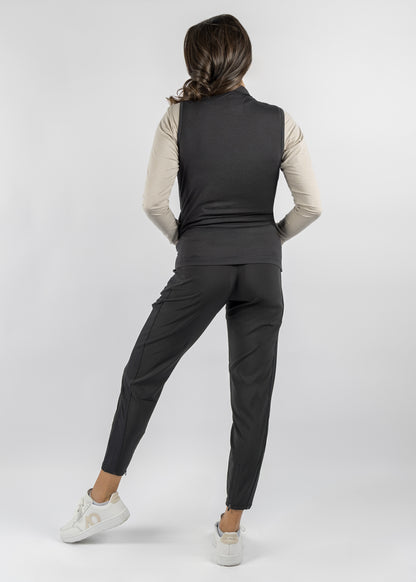 Arya Vest - Black/HTR Black