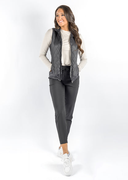 Arya Vest - Black/HTR Black