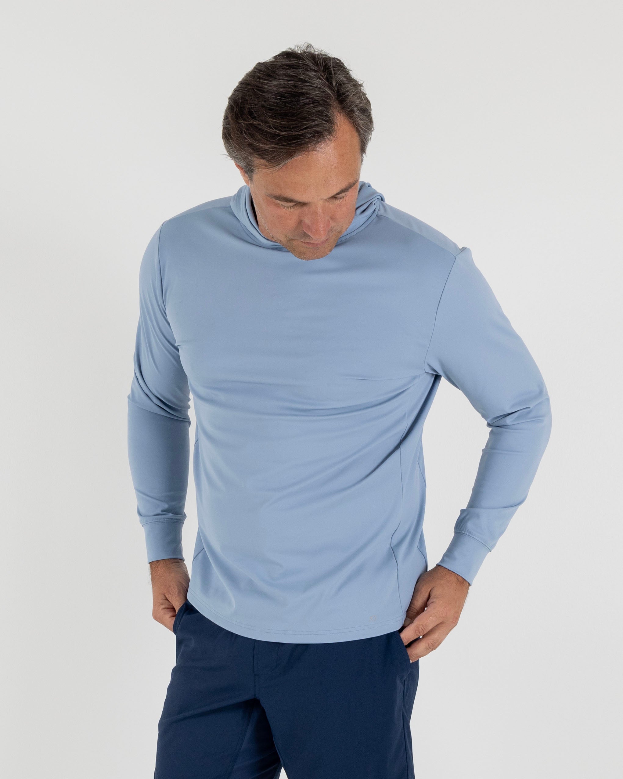 Attain Hoodie - Faded Denim