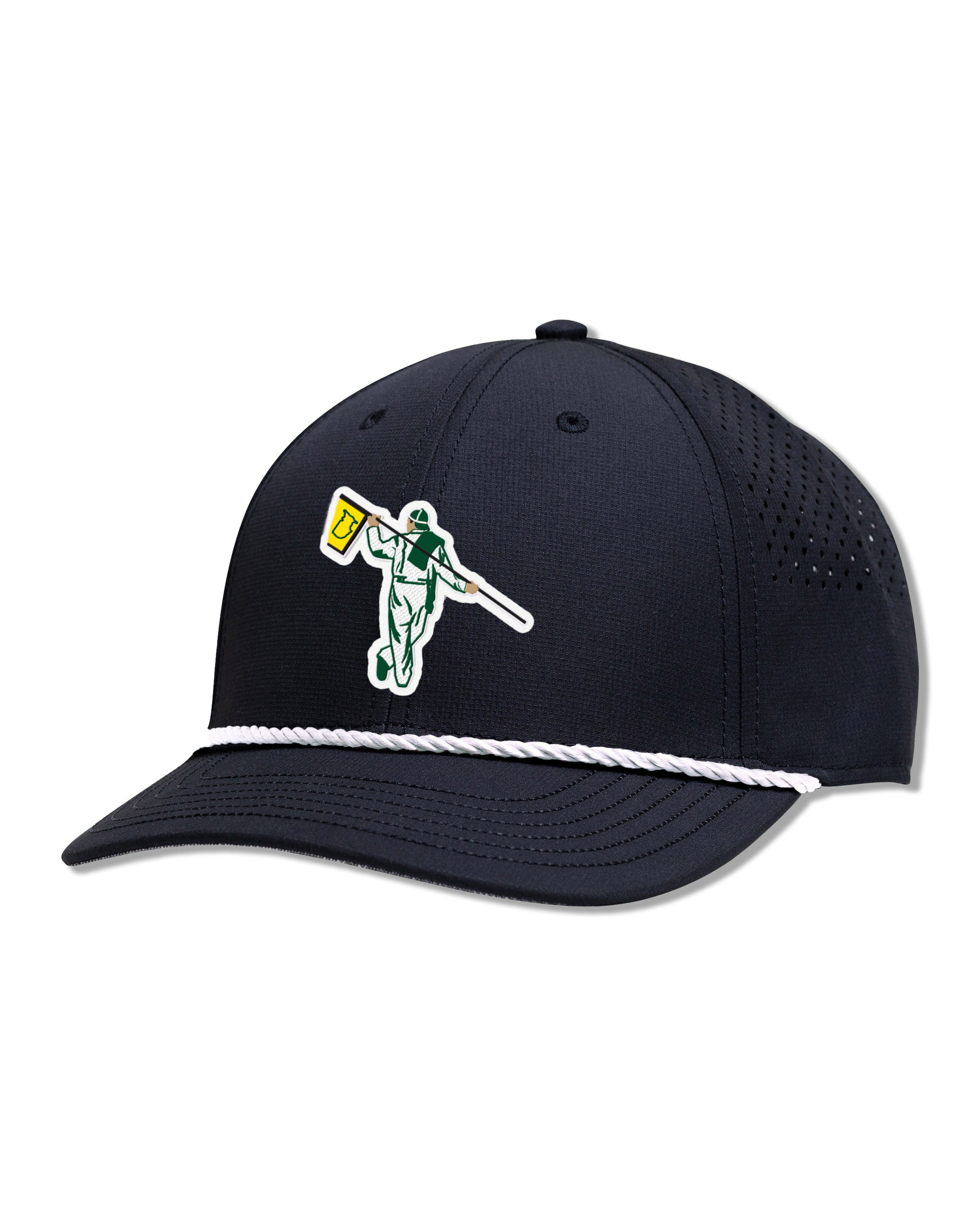 AOx Premium 6-Panel Hat - Black - Liquid 3D Master Looper