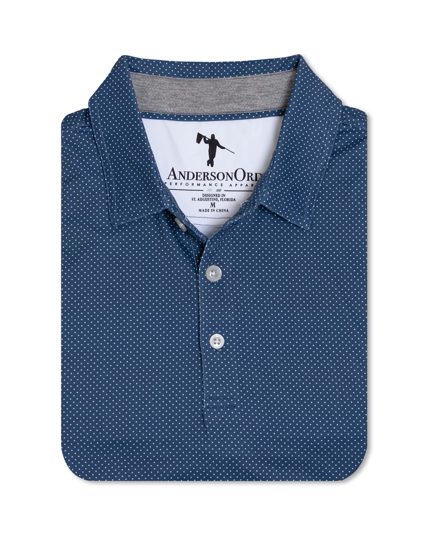 Wallace Polo - Dark Denim/Ancient Water