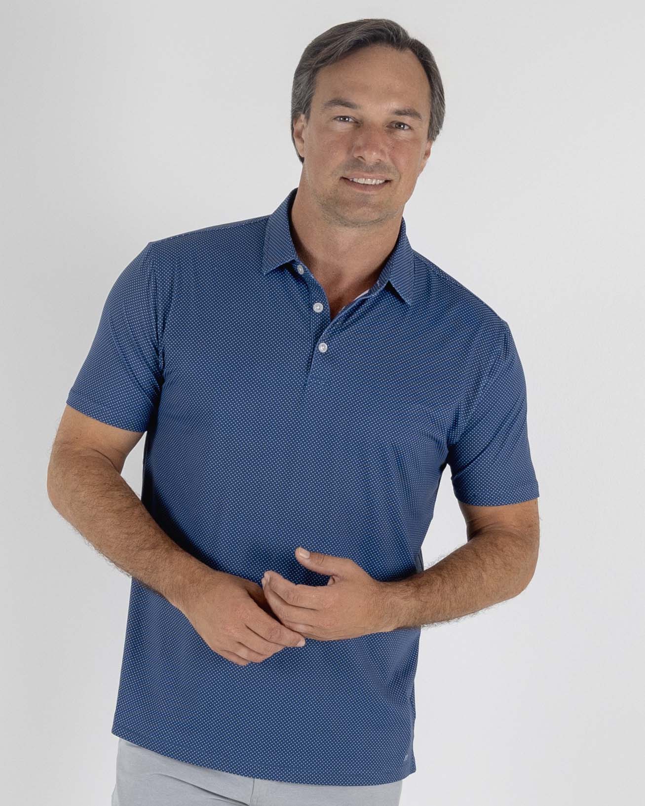 Wallace Polo - Dark Denim/Ancient Water