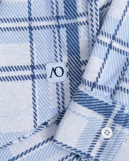 Coastal Overshirt - HTR Ancient Water/HTR Dark Denim