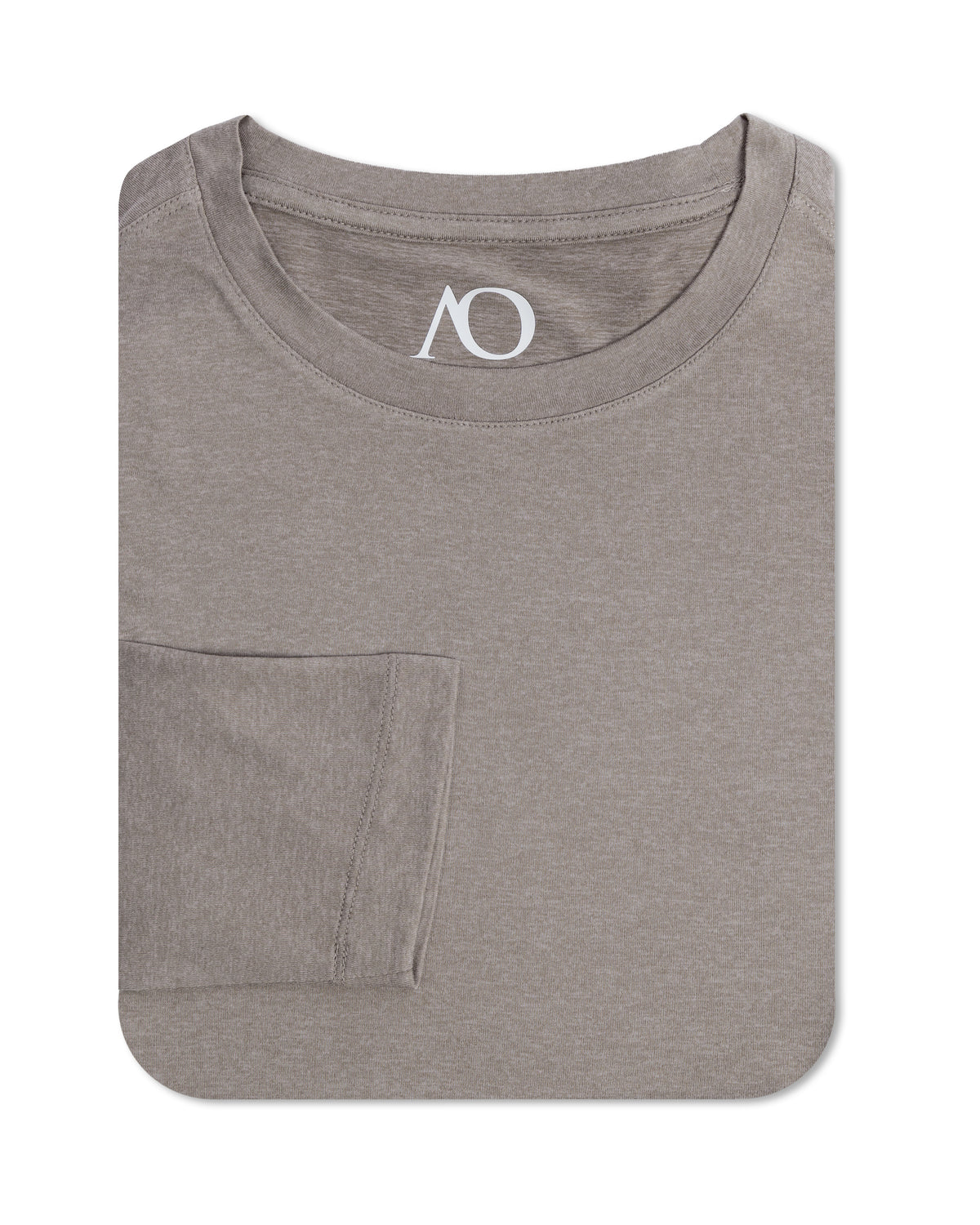 Butter T Long Sleeve - HTR Coconut