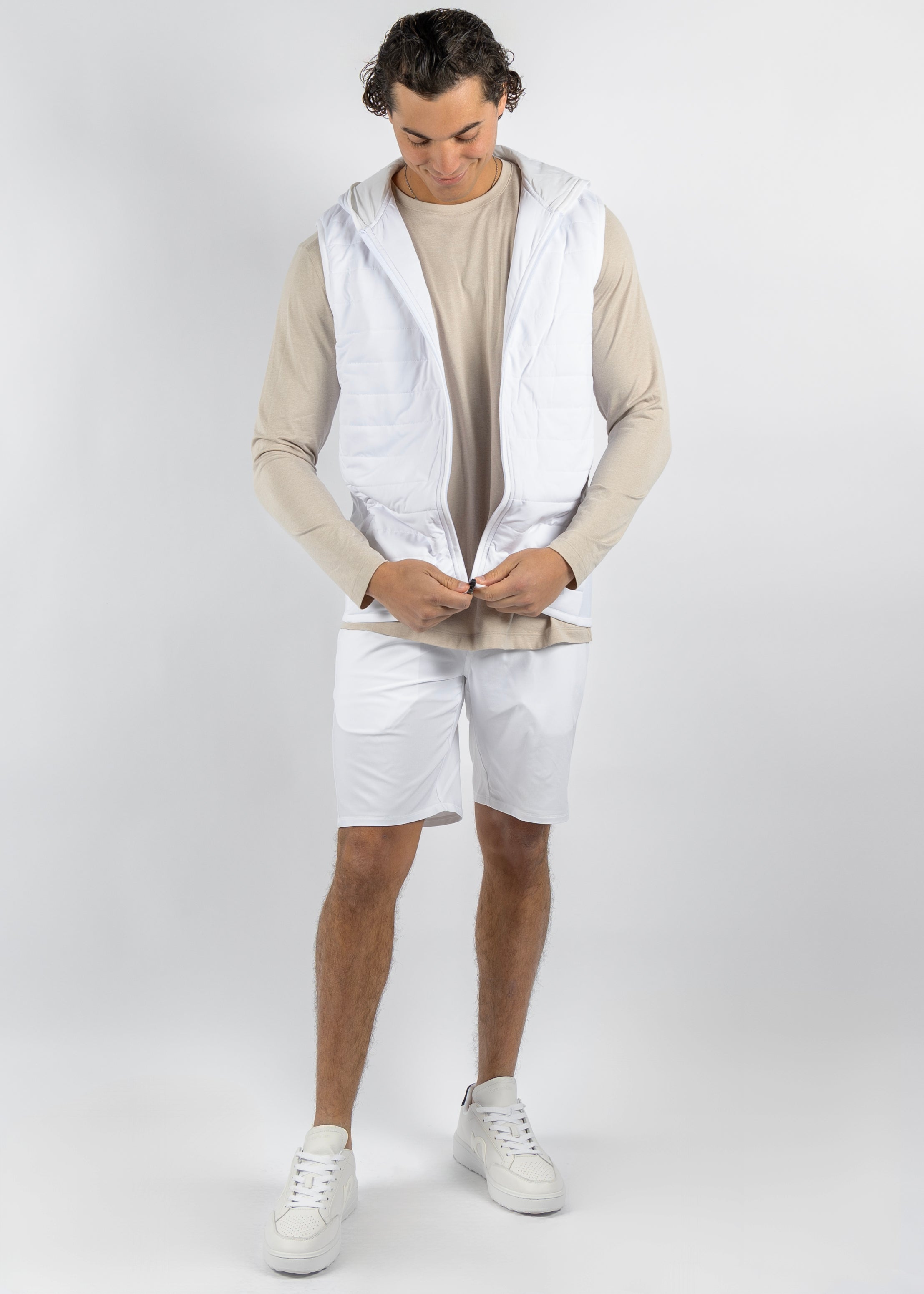 Corlys Hooded Vest - White – AndersonOrd Performance Apparel