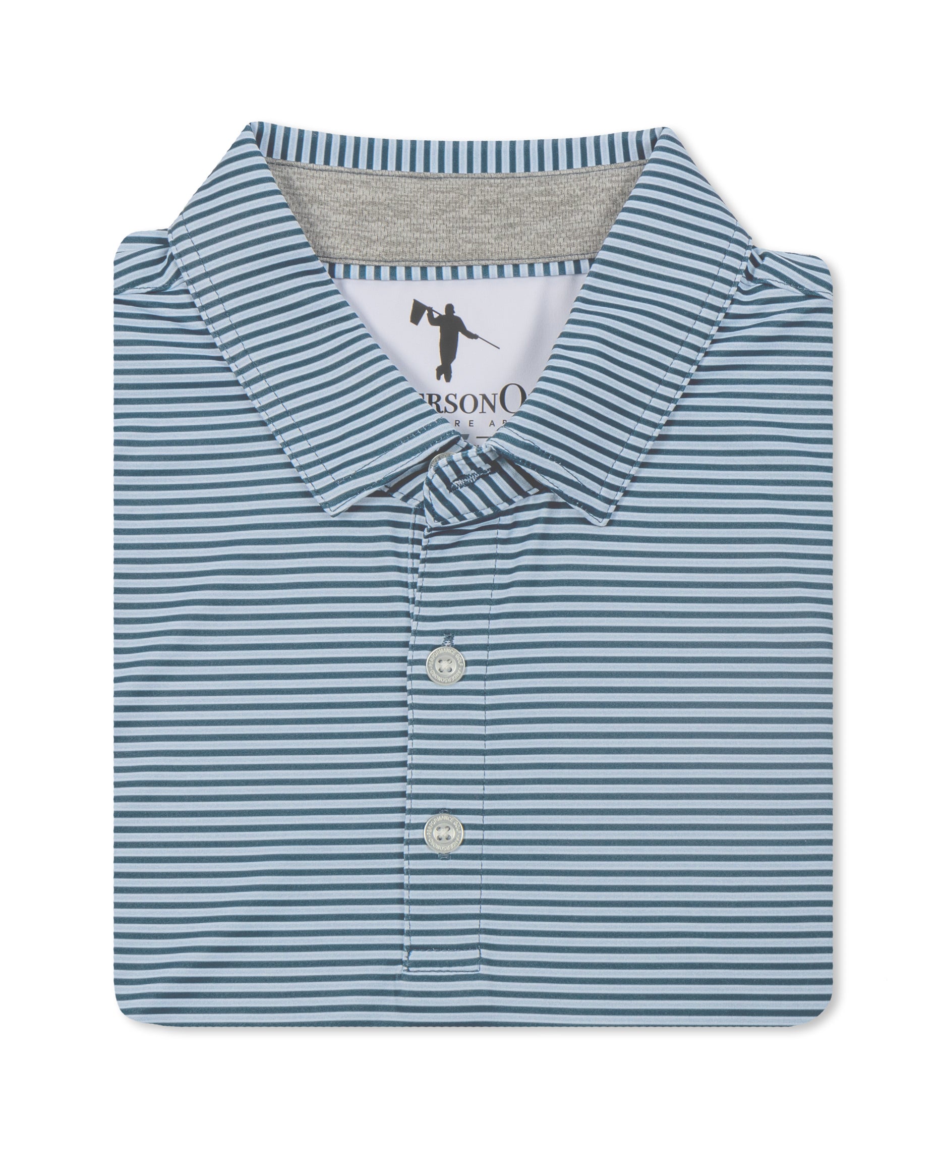 Dunes Polo - Moonlit Ocean/HTR Blue Haze/White