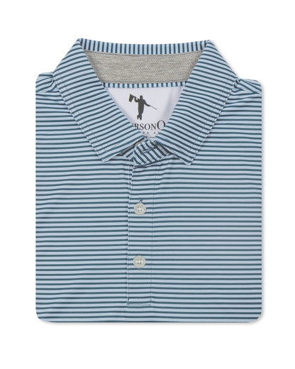 Dunes Polo - Moonlit Ocean/HTR Blue Haze/White