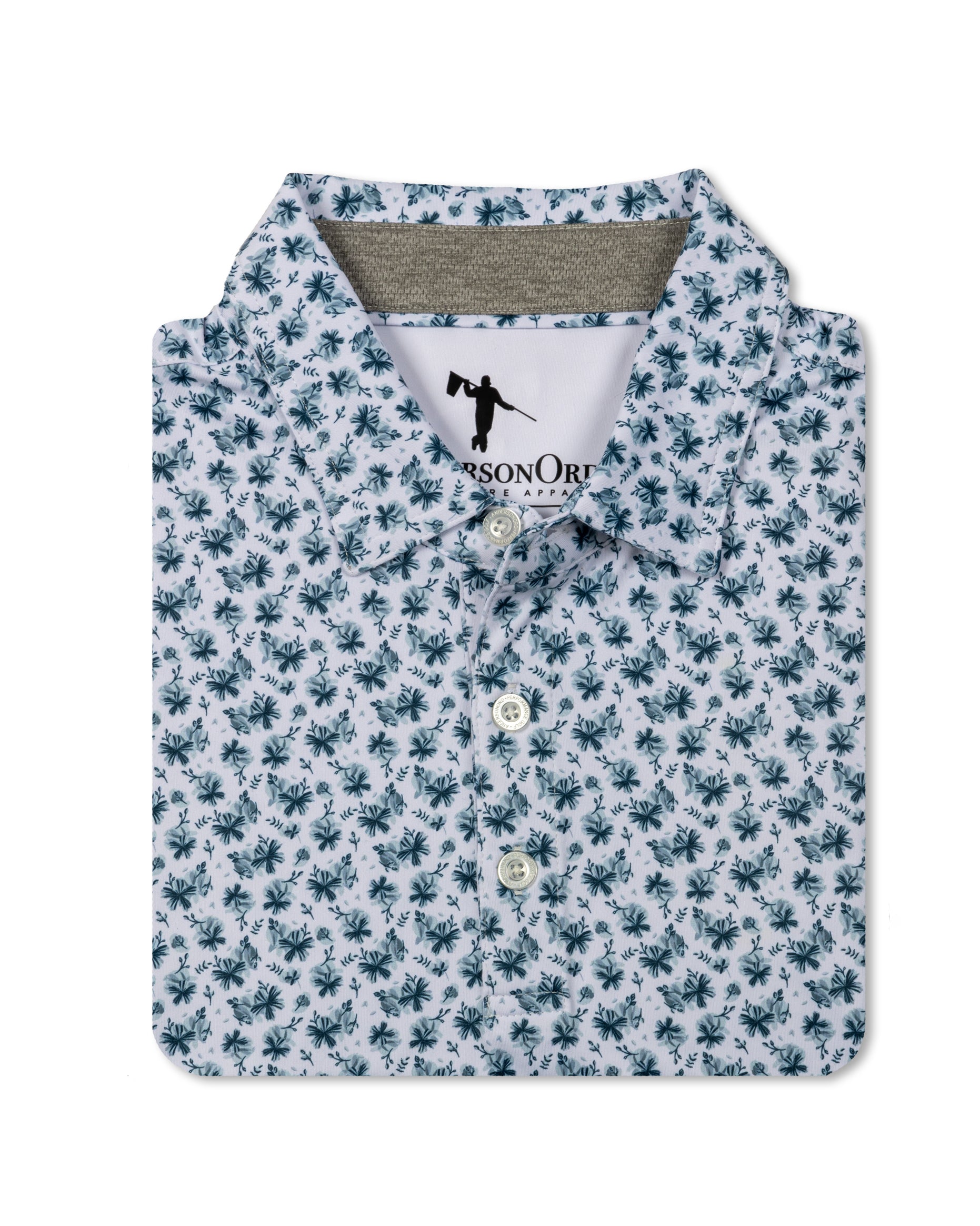 Fields Polo - White/Moonlit Ocean/Blue Haze/Dusty Blue