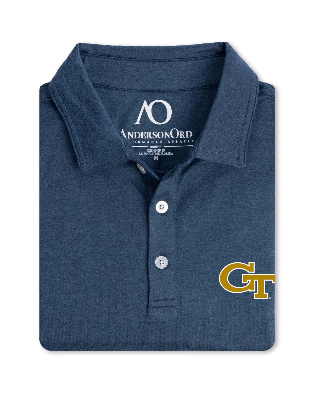 Gamer Polo Georgia Tech - Navy Heather