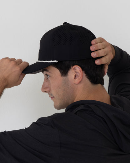 AOx Premium 6-Panel Looper Hat - Black