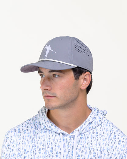 AOx Premium 6-Panel Looper Hat - Grey
