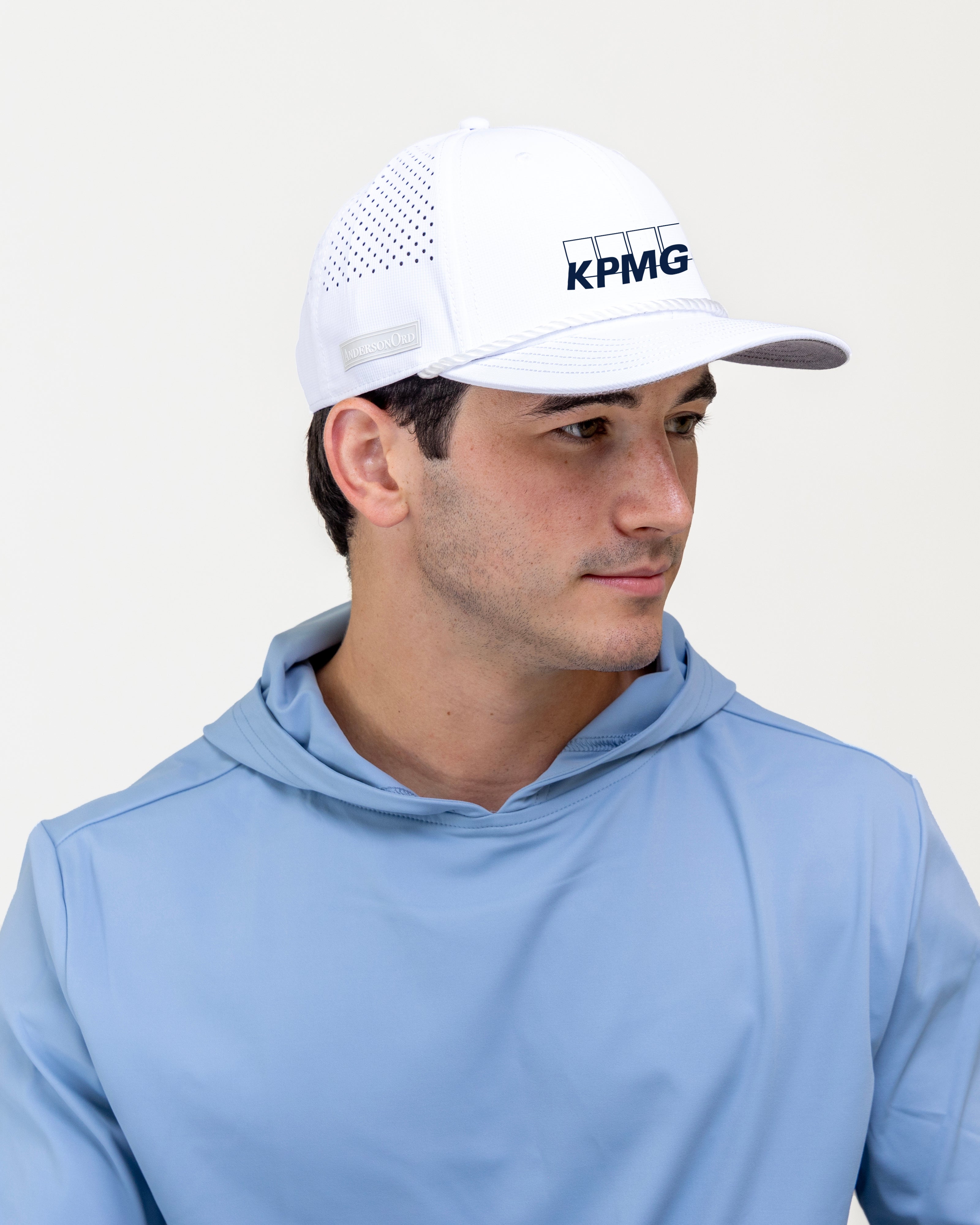 AOx Premium 6-Panel Hat KPMG - White