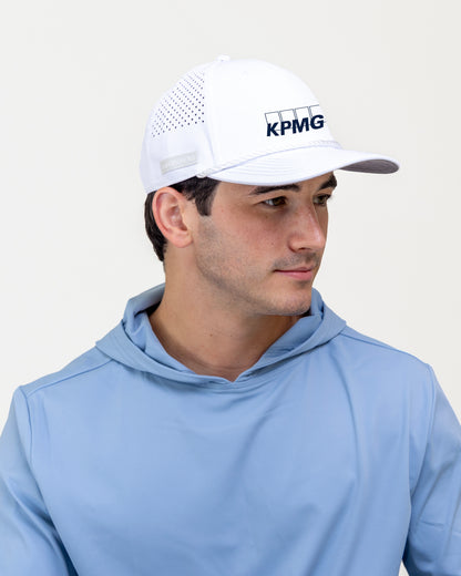 AOx Premium 6-Panel Hat KPMG - White