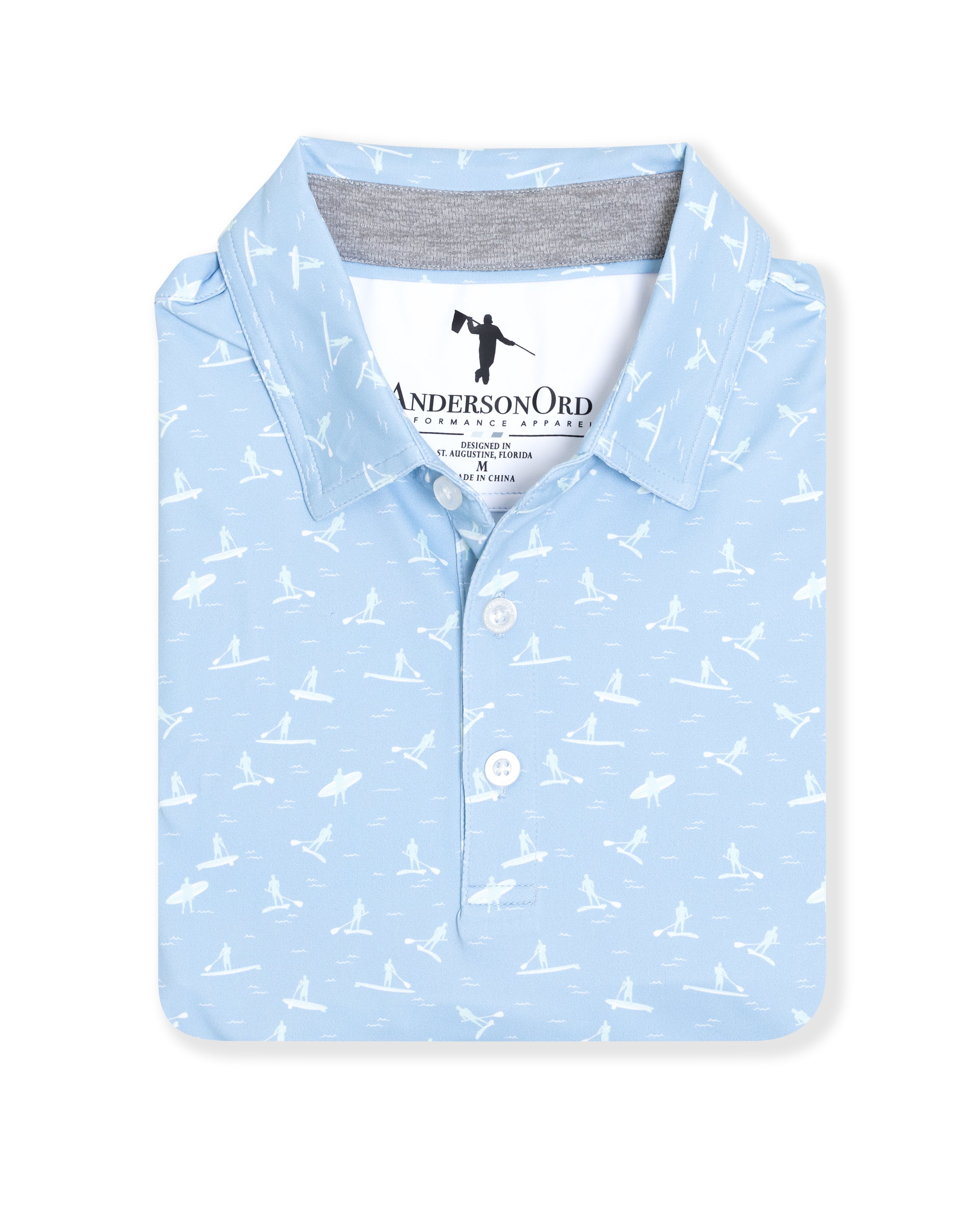 Maximus Junior Polo - Dutch Canal/Salt Air/White