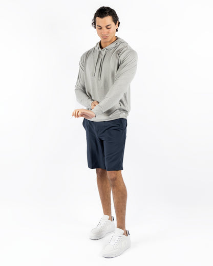 Red Beach Hoodie - Jersey Grey Heather