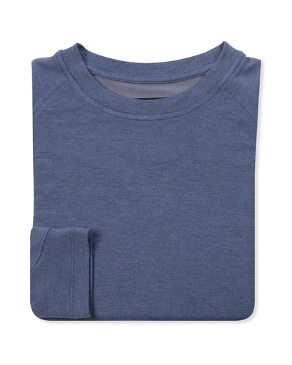 Fine LS - HTR Dark Denim