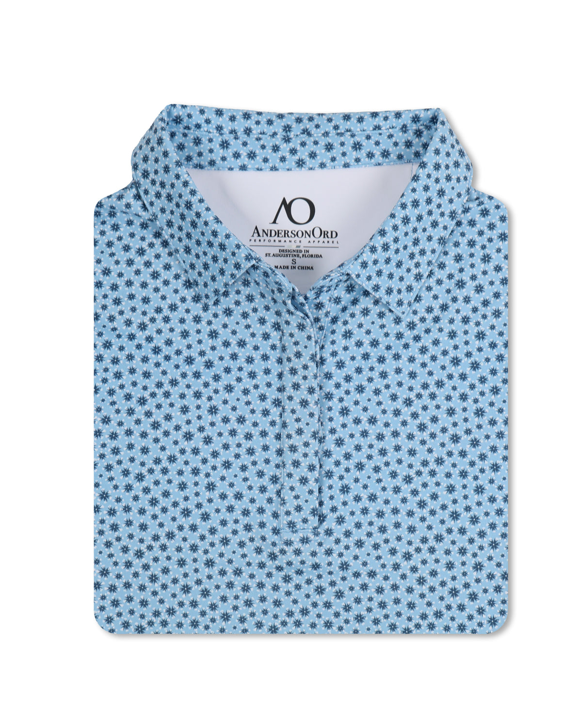 Lady Donna Polo-White/Dutch Canal/Dark Denim