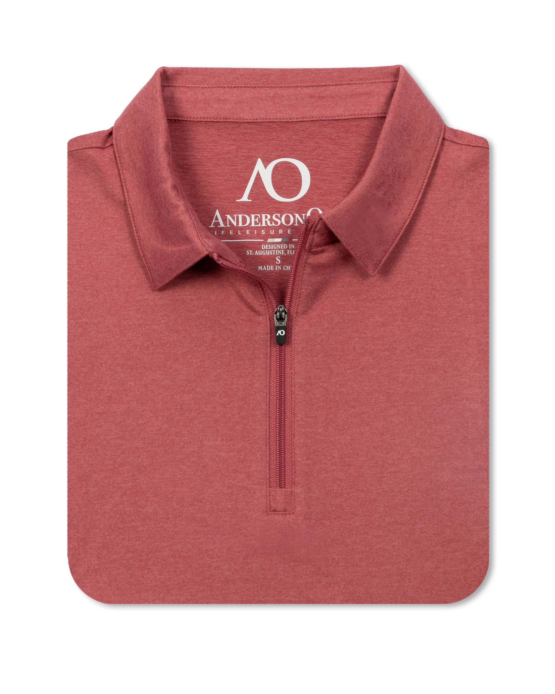 Women's Gamer Sleeveless Polo - HTR Earth Red