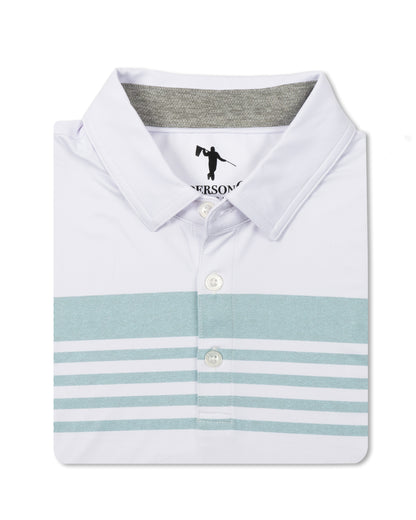 Lake Polo - White/HTR Cloud Green