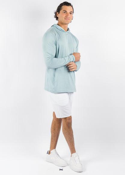 Blacks Beach Hoodie - HTR Cloud Green