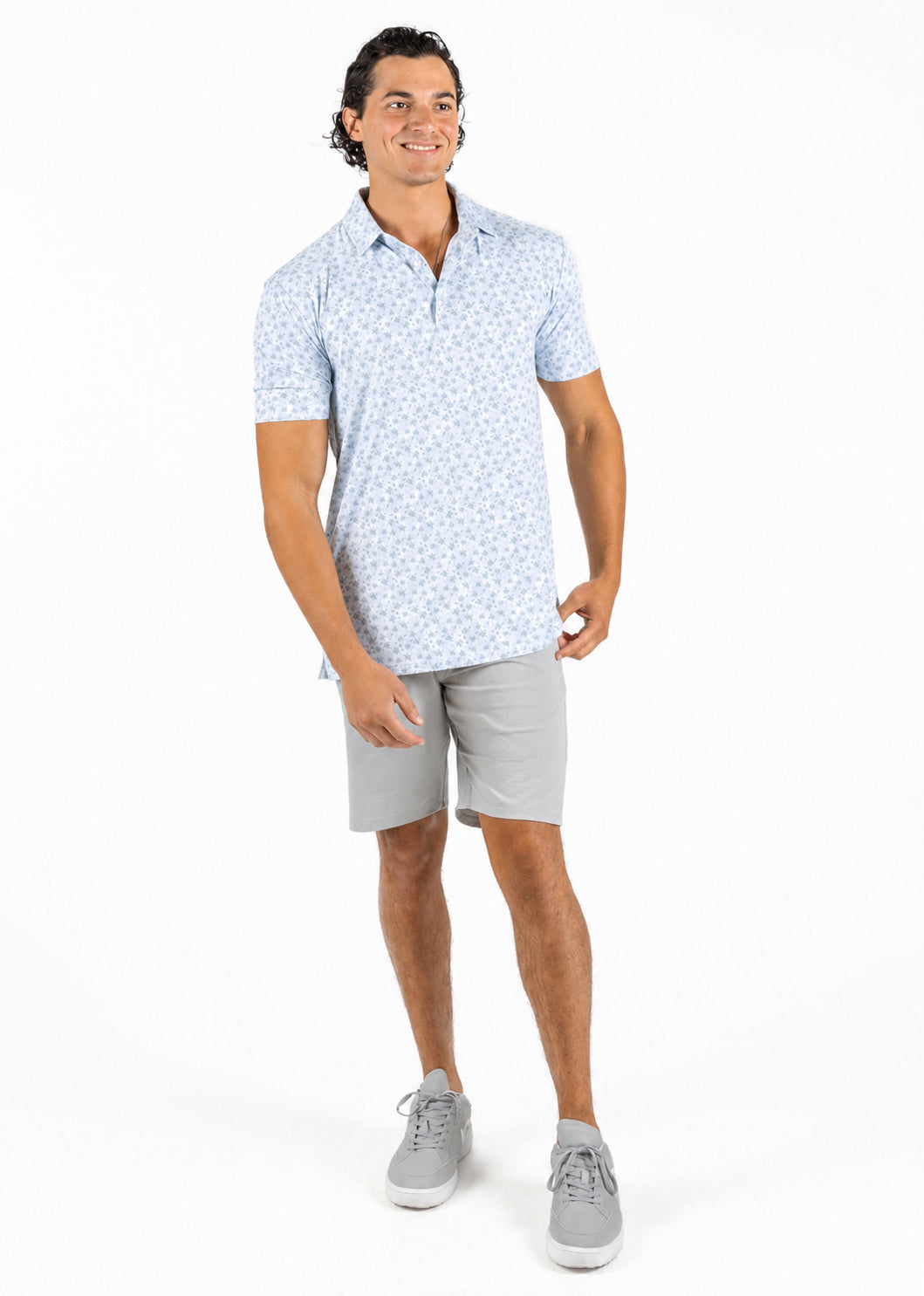 Fields Polo - Pale Sky/Sagebrush Green/Cloud Green/Steel/White