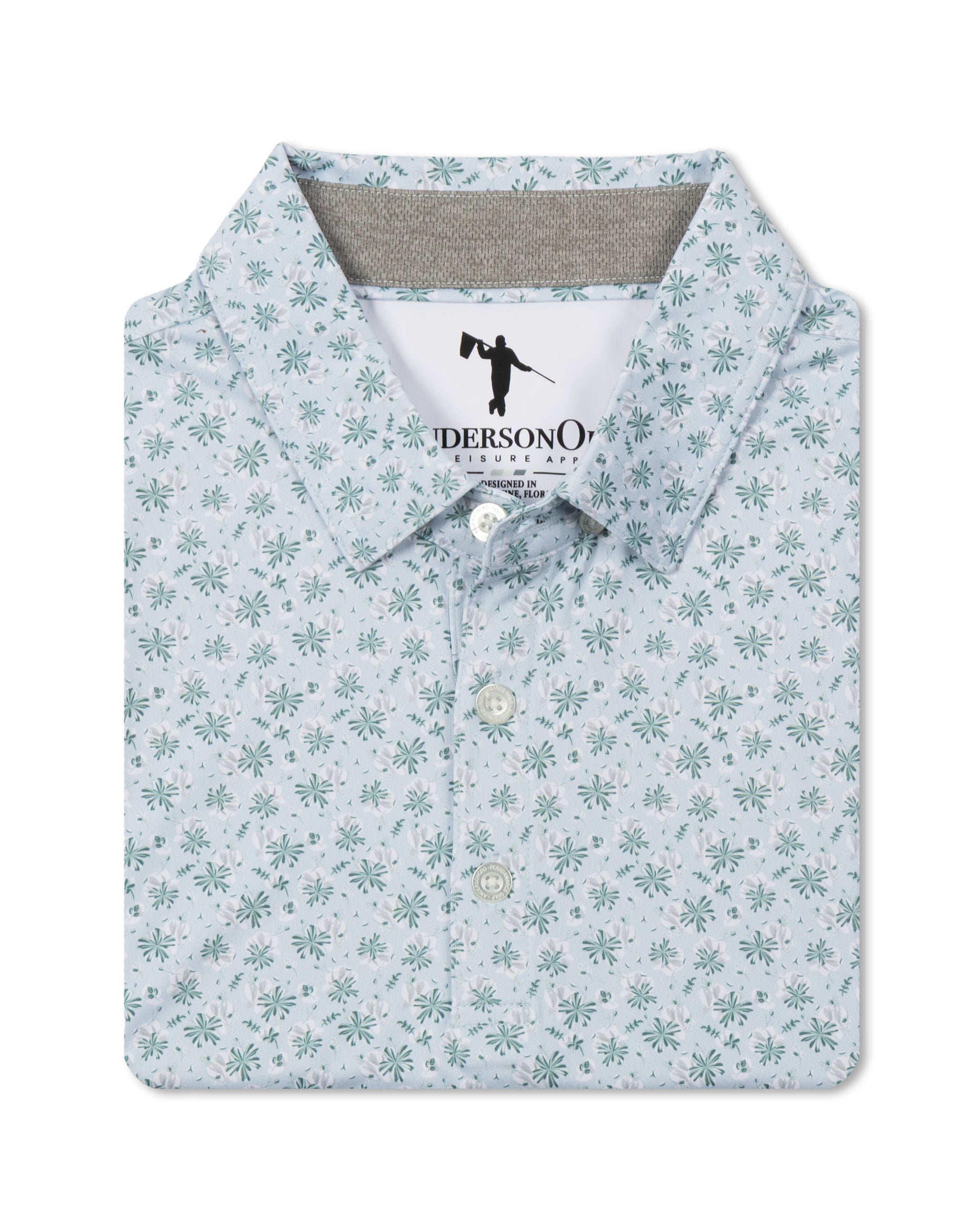 Fields Polo - Pale Sky/Sagebrush Green/Cloud Green/Steel/White