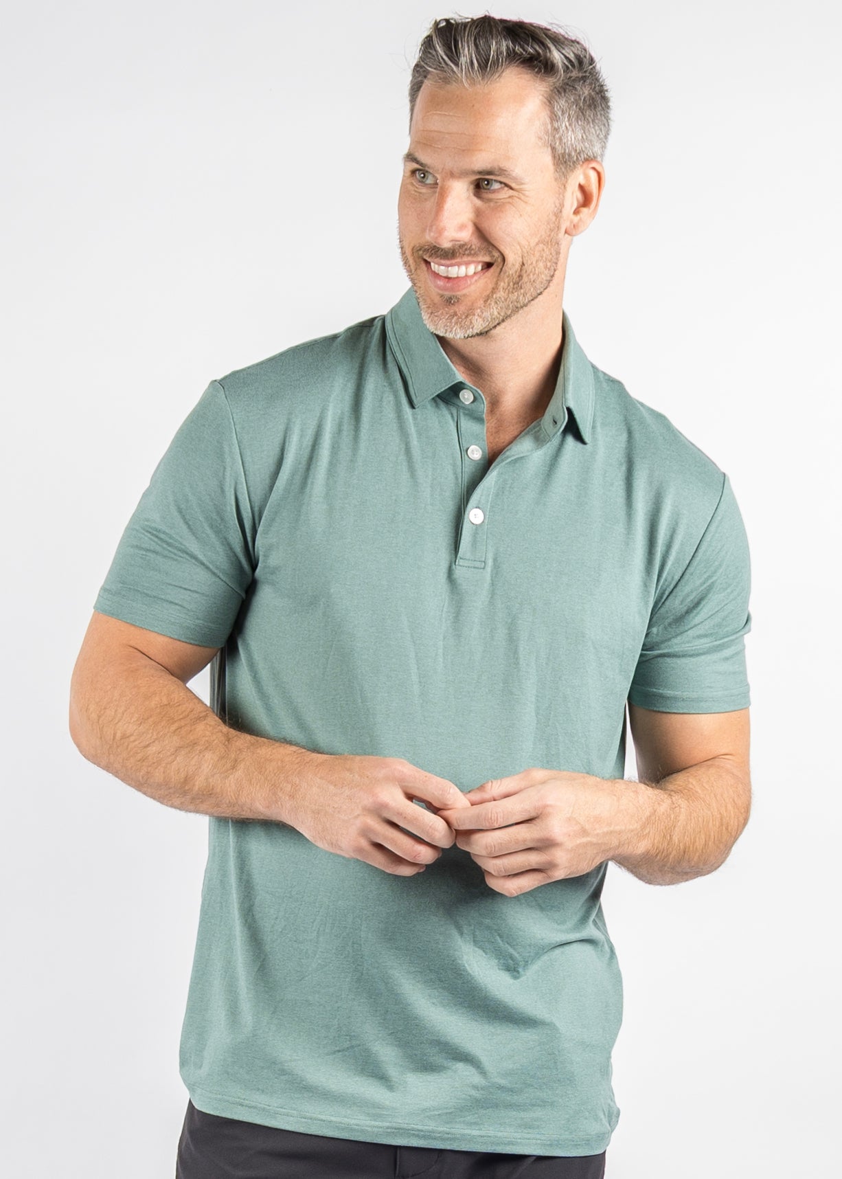 Gamer Polo - HTR Sagebrush Green