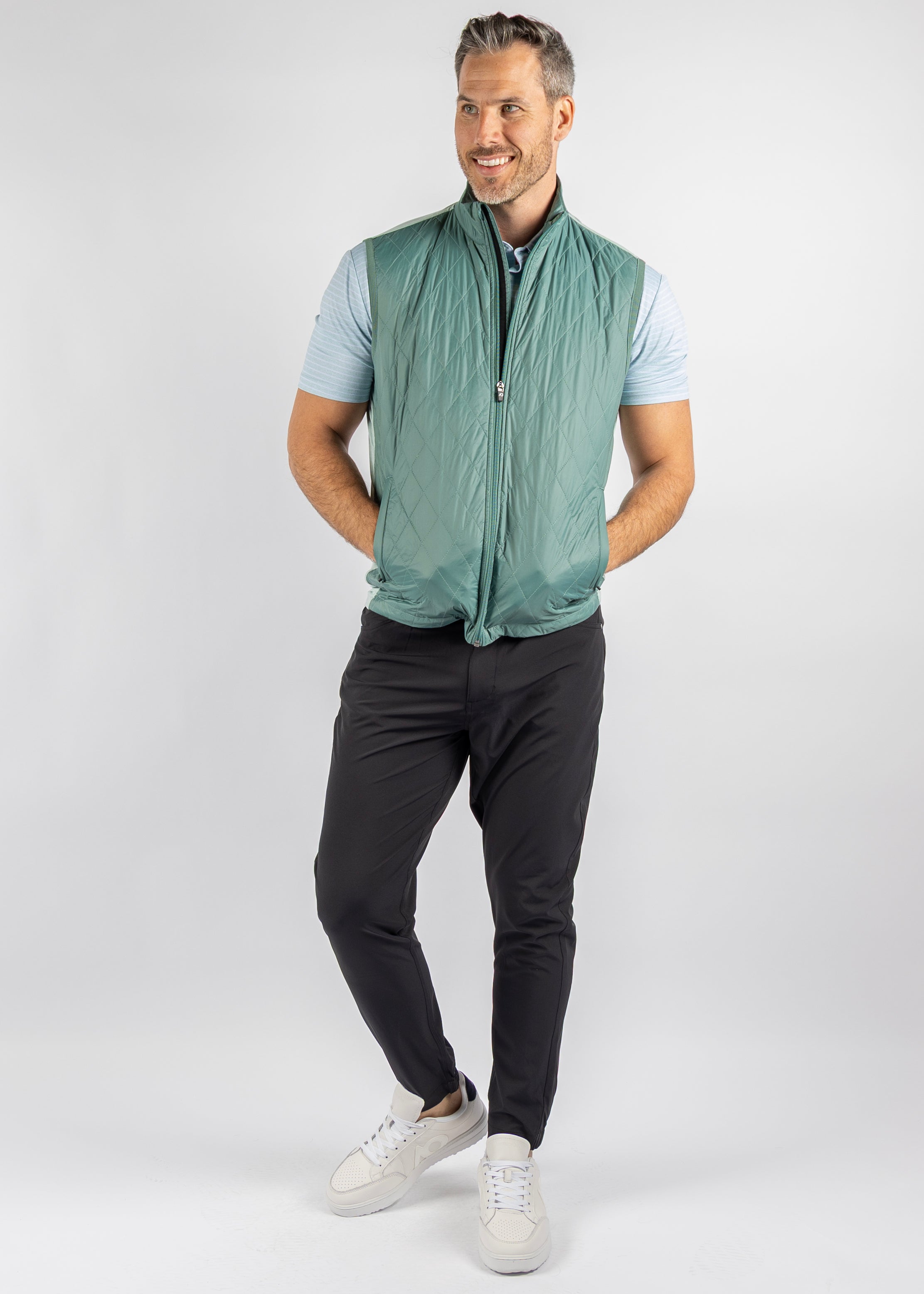 Seaworth Vest - Sagebrush Green/HTR Cloud Green