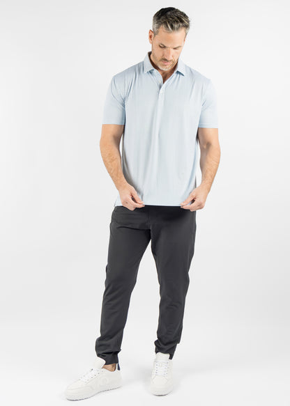 Vega Polo - HTR Sagebrush Green/HTR Pale Sky/White