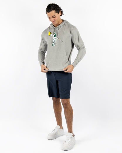 Red Beach Hoodie Master Looper - Jersey Grey Heather