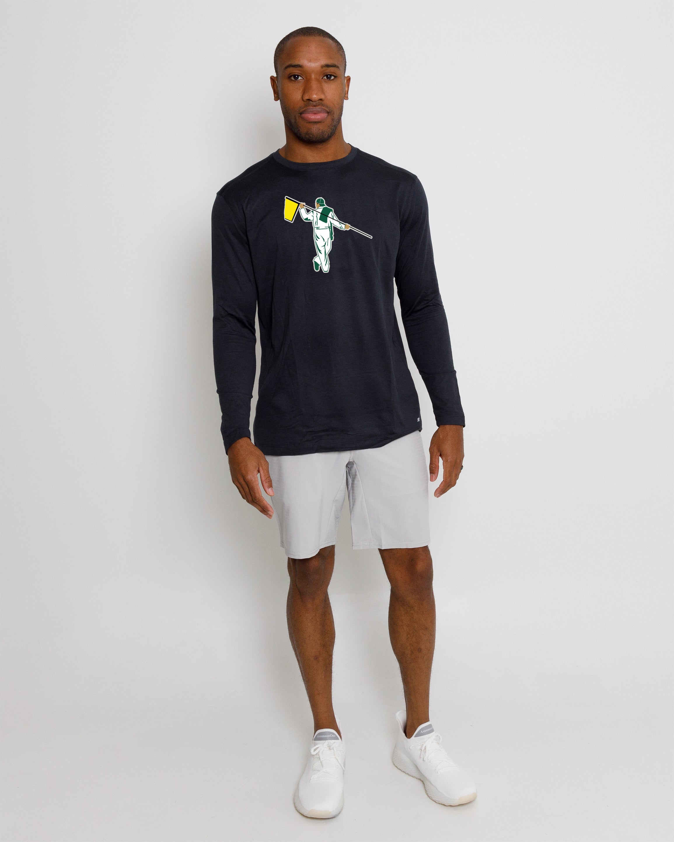 Butter T Long Sleeve Master Looper - Black Heather