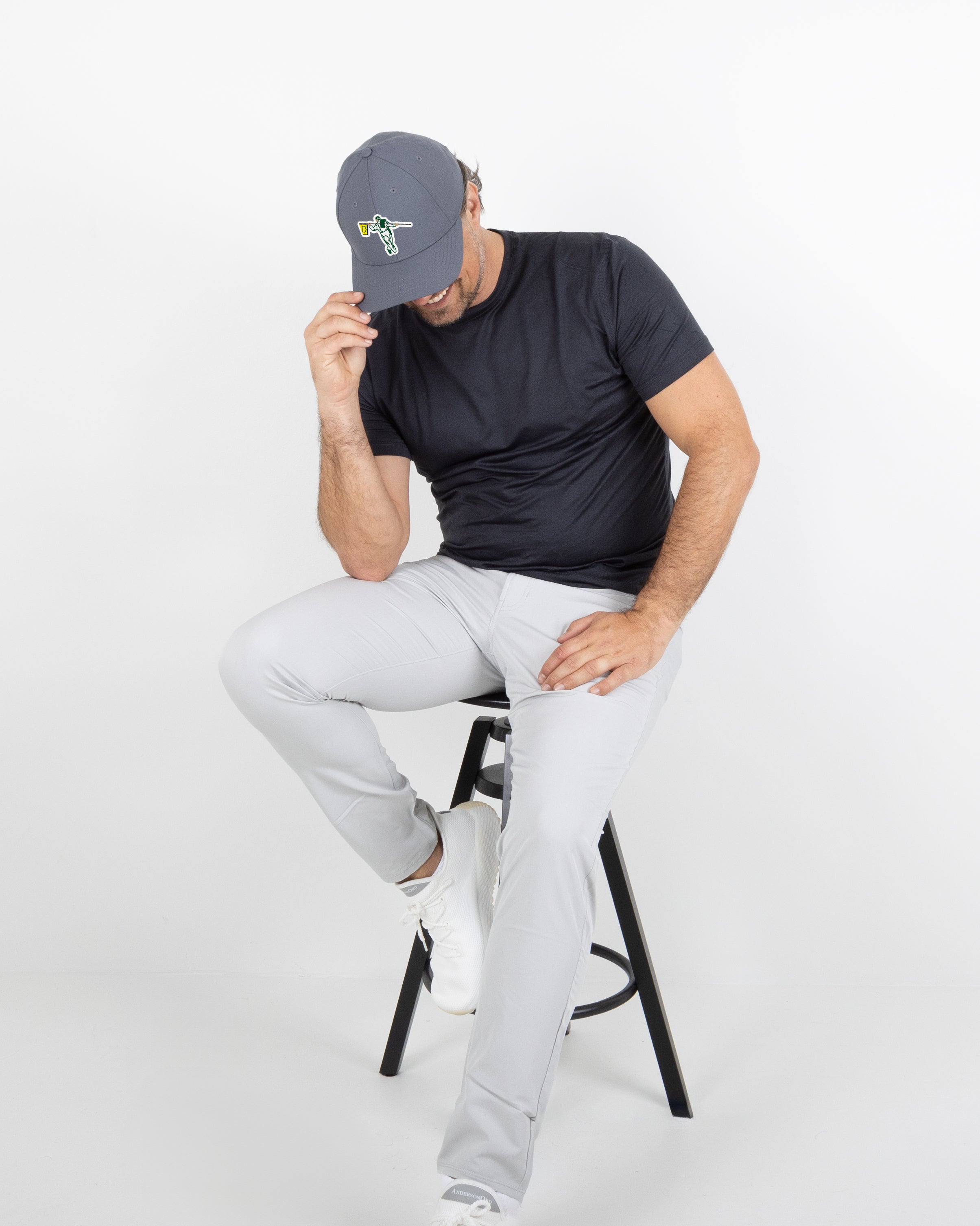 AO Performance Adjustable Hat - Charcoal - Liquid 3D Master Looper