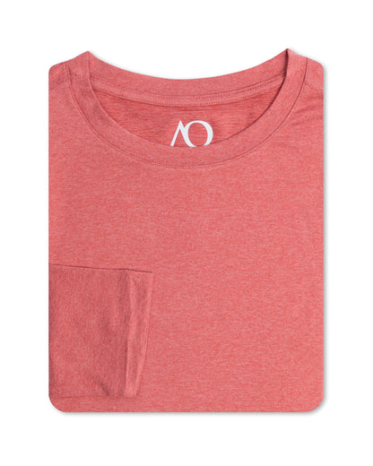 Butter T Long Sleeve - Mineral Red Heather