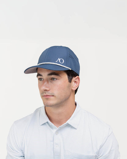 AOx Premium 6-Panel AO Hat - Navy