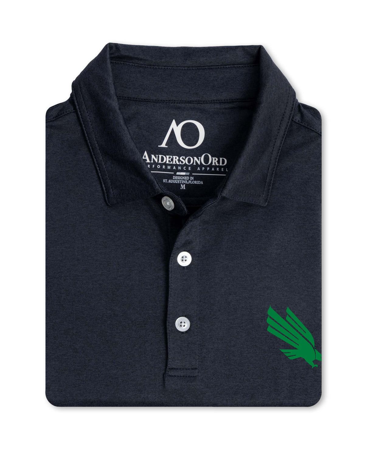Gamer Polo North Texas - Black Heather