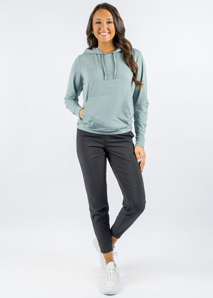 Pink Beach Hoodie - HTR Charcoal