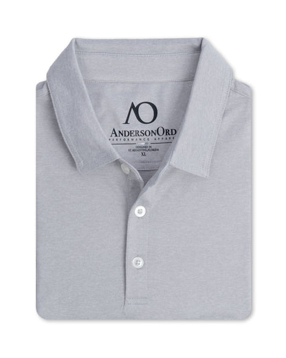 Gamer Polo - Platinum Heather