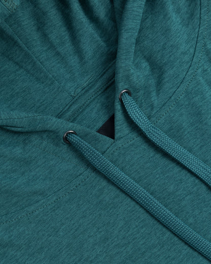 Red Beach Hoodie - Bayberry Heather