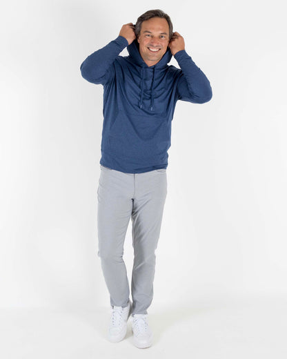 Red Beach Hoodie - Dark Denim Heather