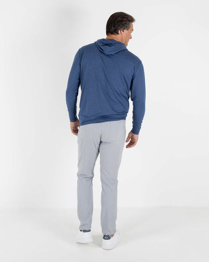 Red Beach Hoodie - Dark Denim Heather