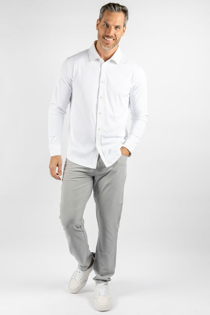 Renly Button Down - White