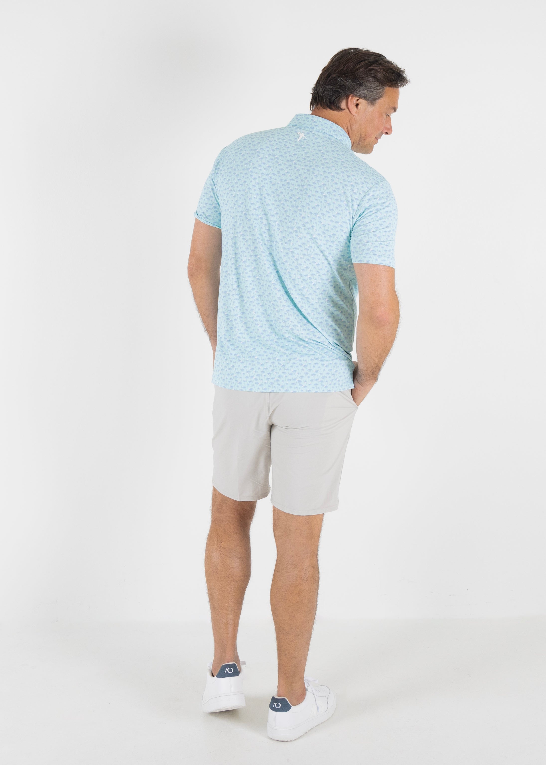 Mickey O'Neill Polo - Salt Air/Dutch Canal/Creme