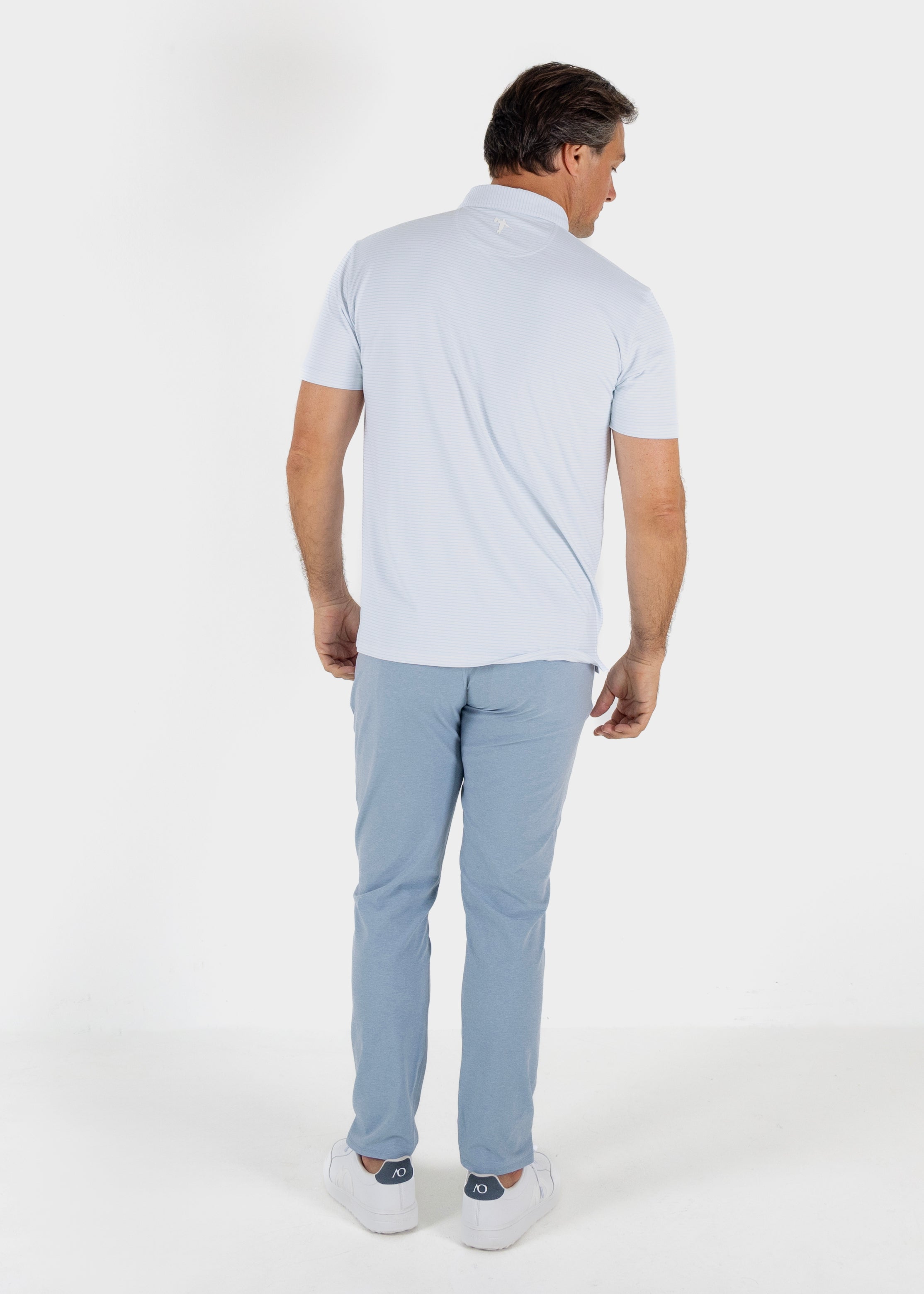 Mitch Martin Polo - HTR Salt Air/HTR Creme