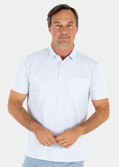 Mitch Martin Polo - HTR Salt Air/HTR Creme