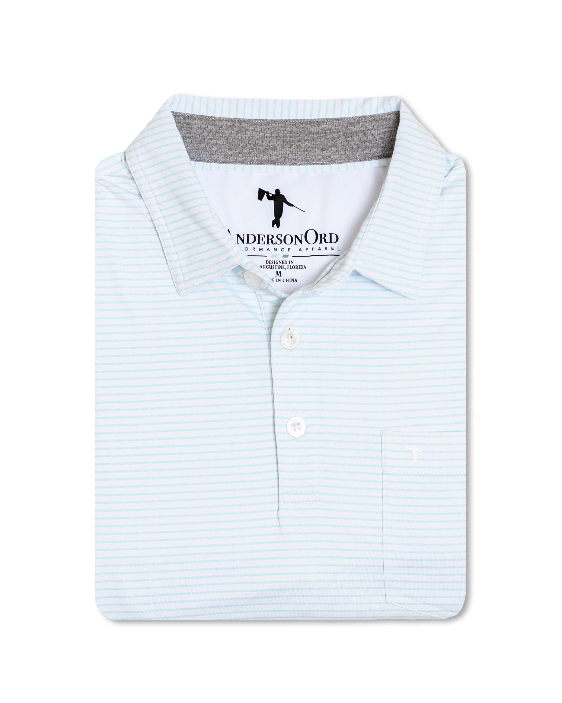 Mitch Martin Polo - HTR Salt Air/HTR Creme