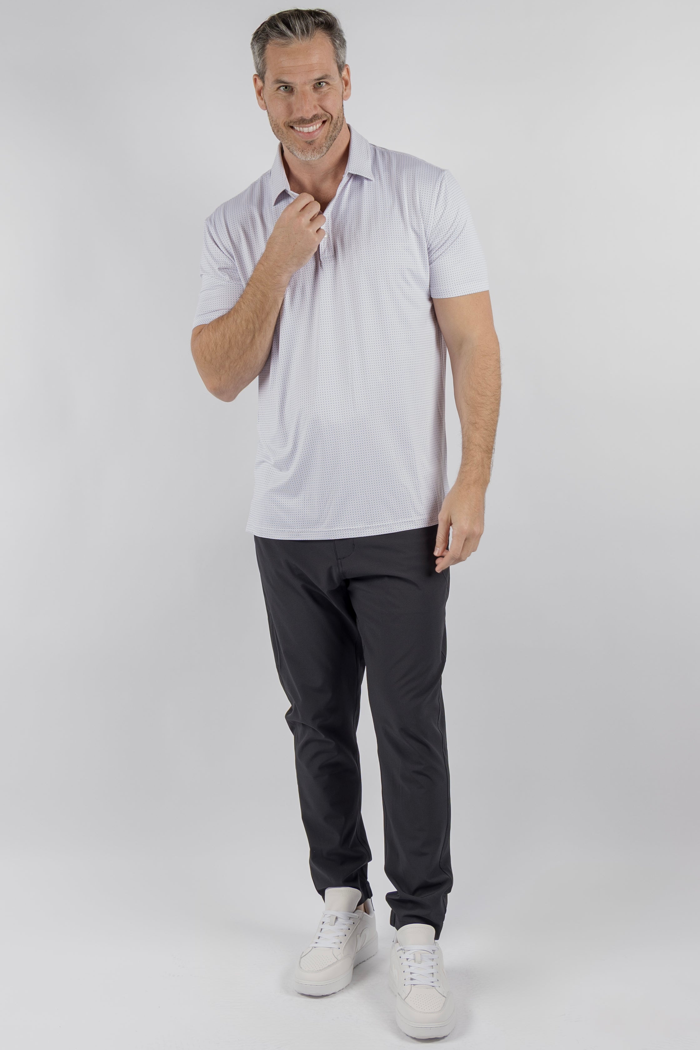 Vega Polo - HTR Primrose/HTR Steel/White