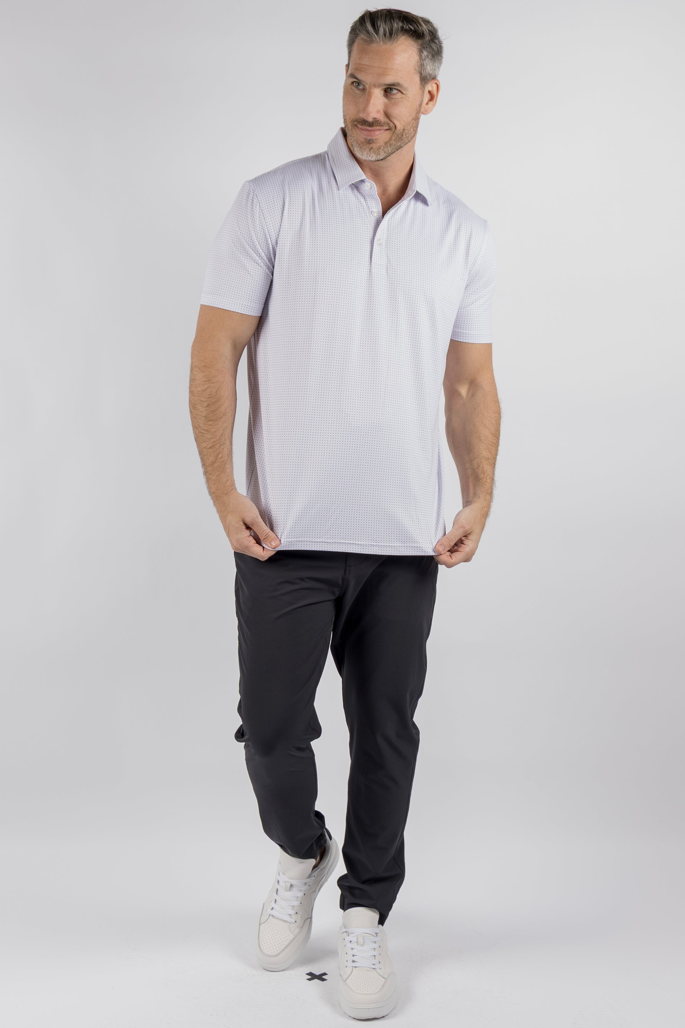Vega Polo - HTR Primrose/HTR Steel/White